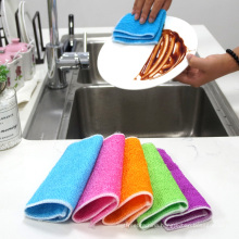 New environmental kitchen cleaning bamboo fiber cloth